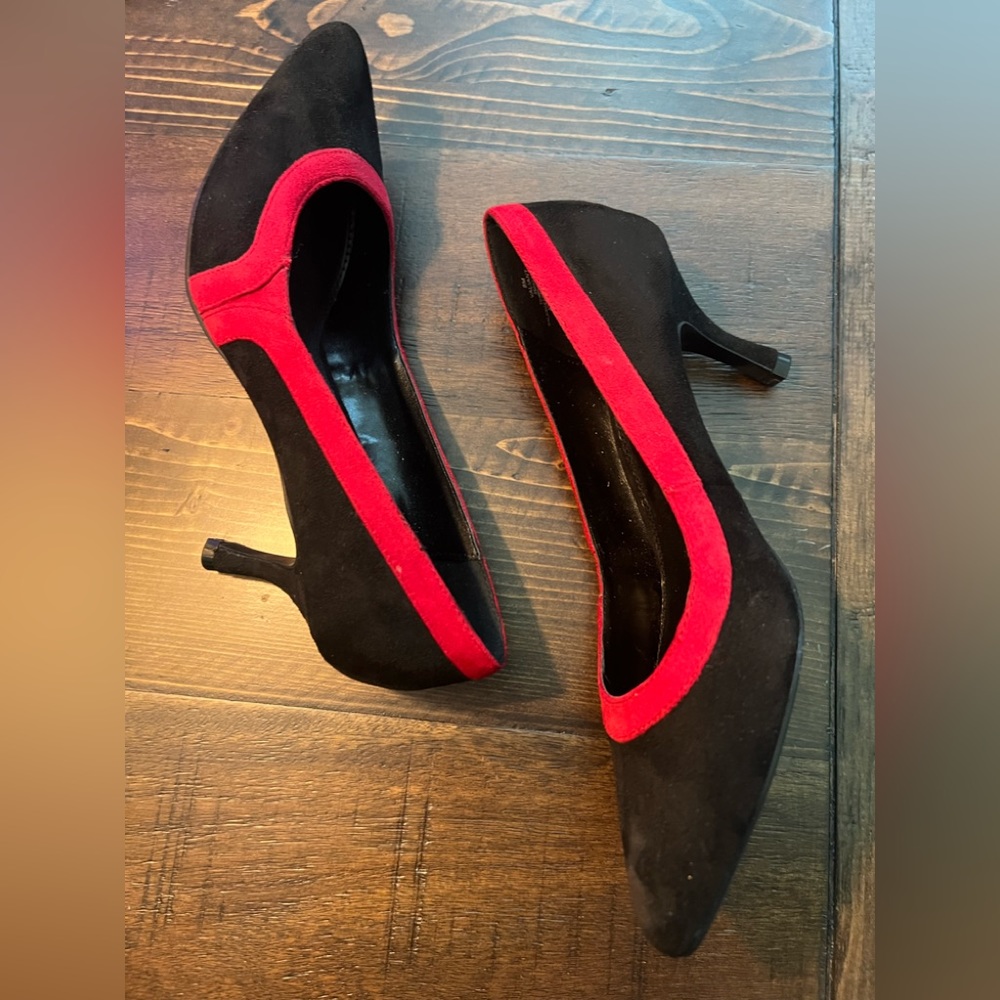 NEW red and black pumps